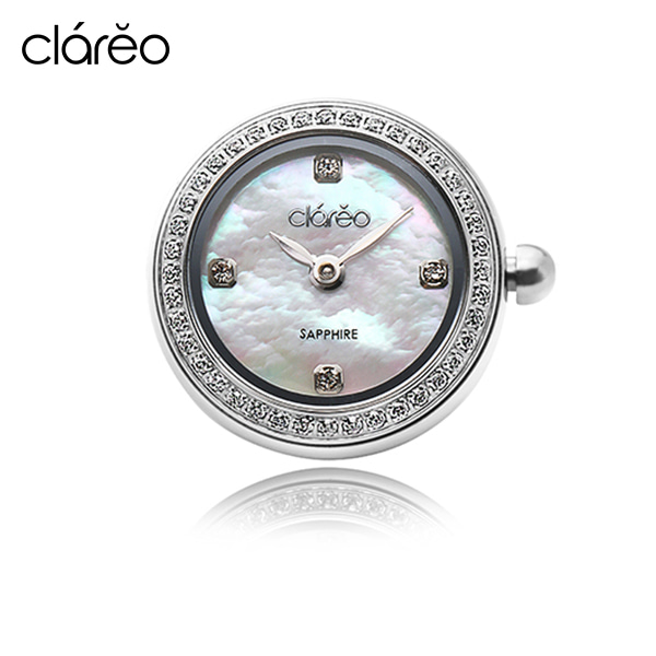 [공식수입정품] 클라레오 CL2801Q_WH 모네토일레 라운드 참 시계 여성 시계 타임메카